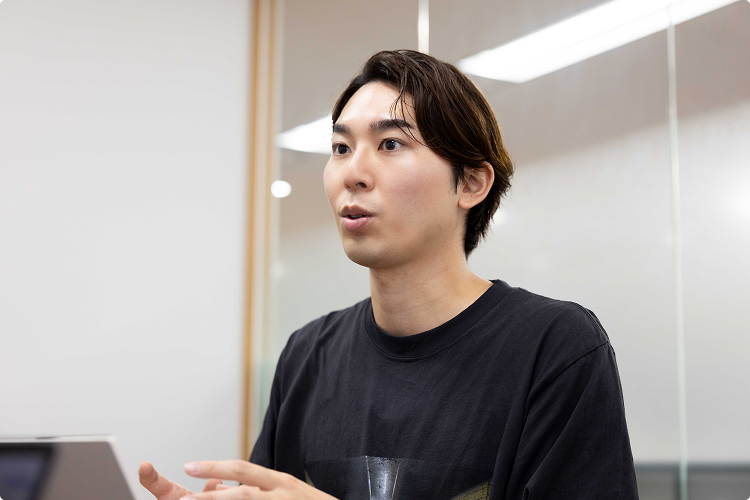 インタビュー風景