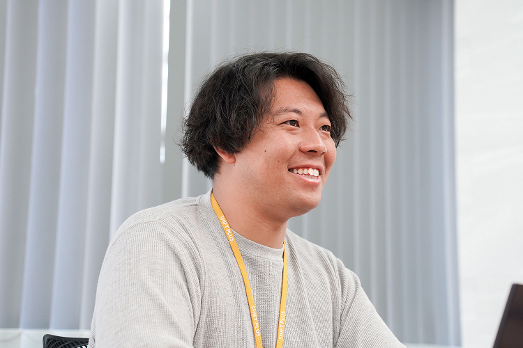 インタビュー風景