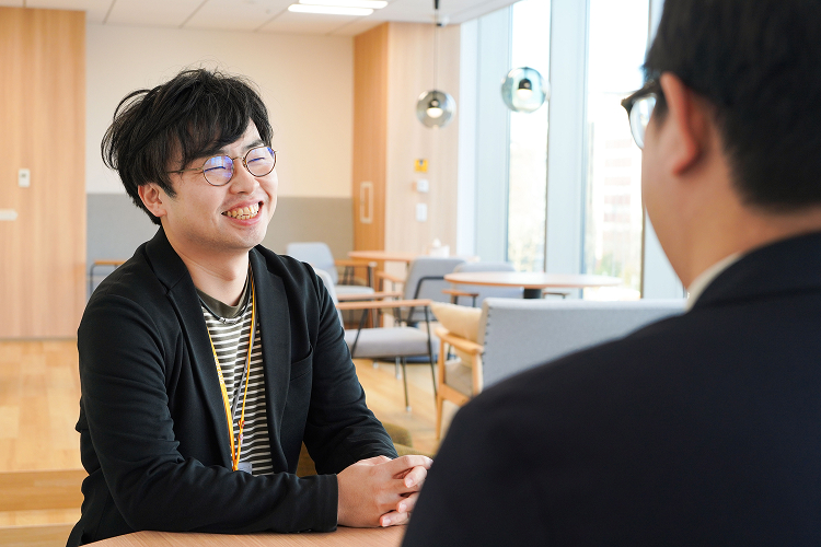 インタビュー風景