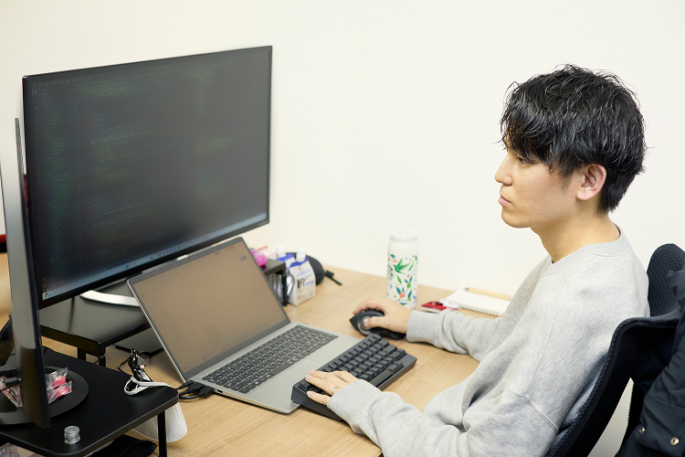 インタビュー風景